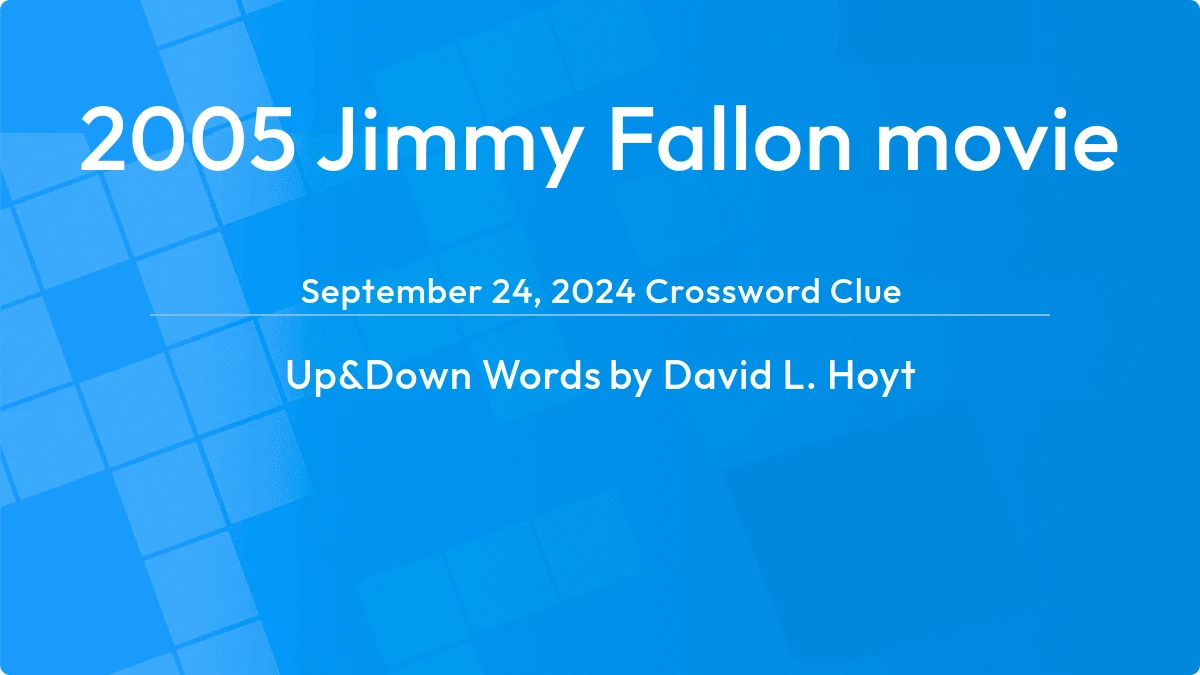 2005 Jimmy Fallon Movie September 24, 2024