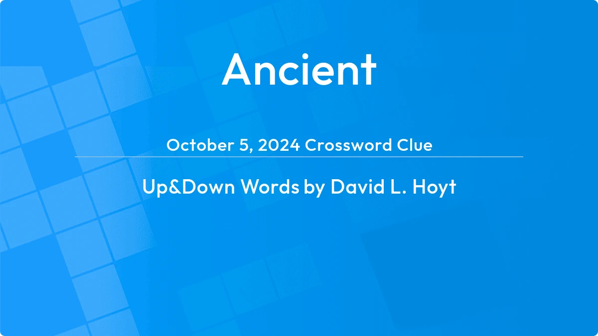 Ancient December 6, 2023