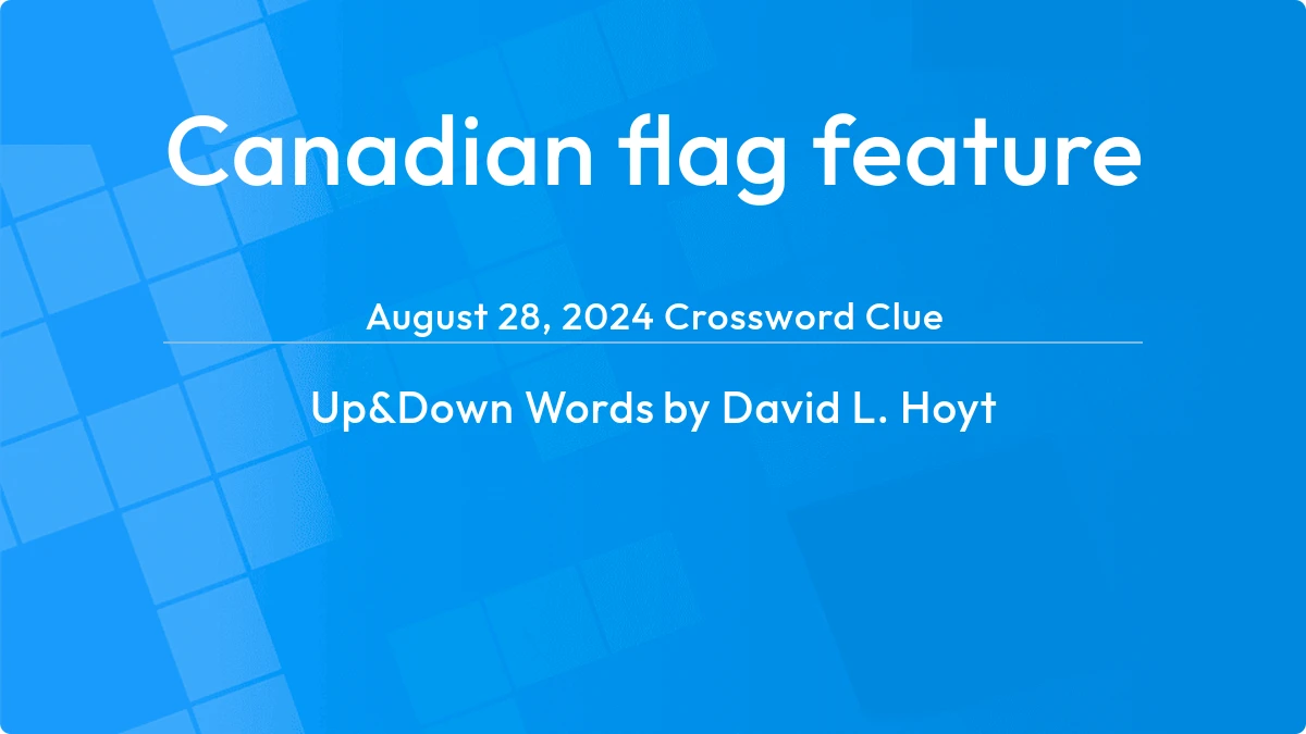 Canadian Flag Feature October 26, 2023
