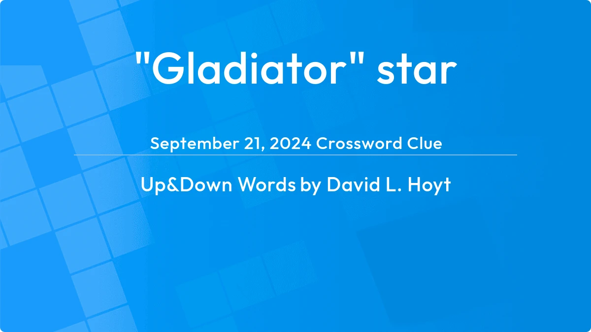 Gladiator Star September 20, 2024