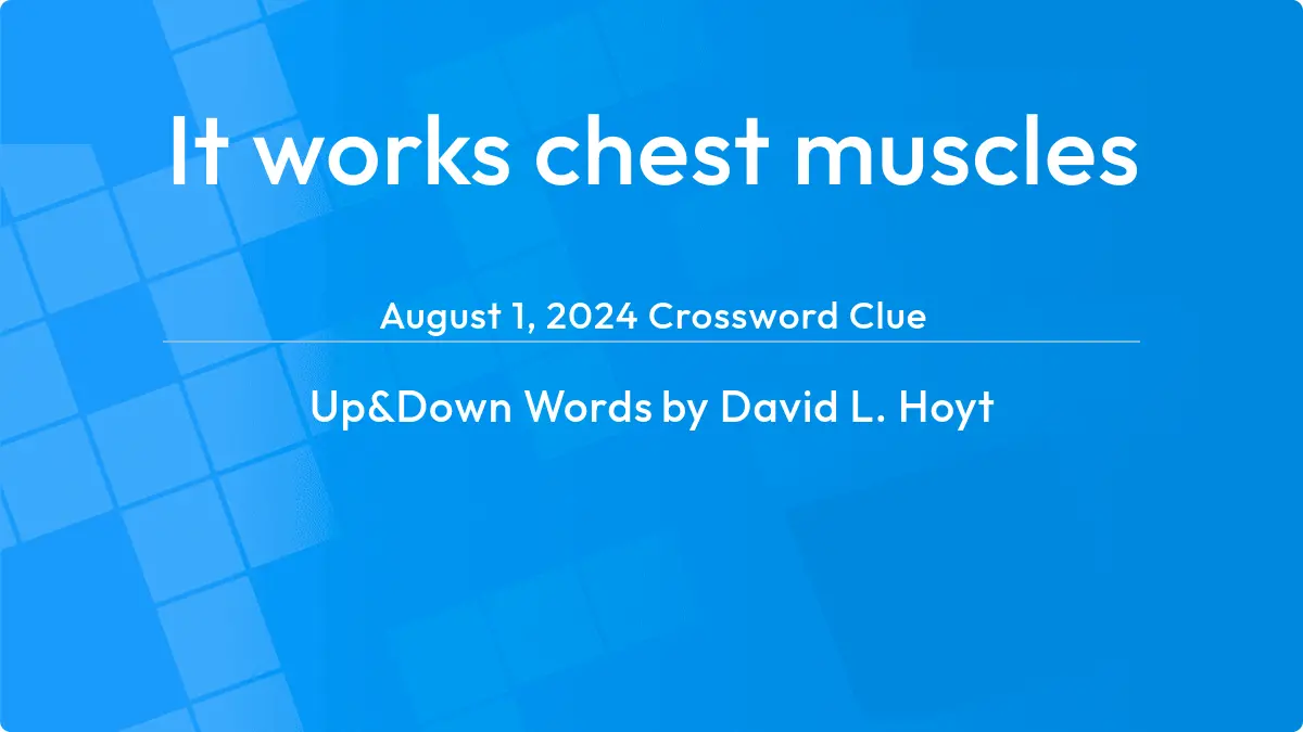 It Works Chest Muscles July 31, 2024