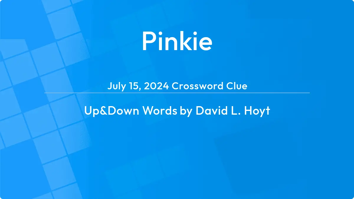 Pinkie July 15, 2024