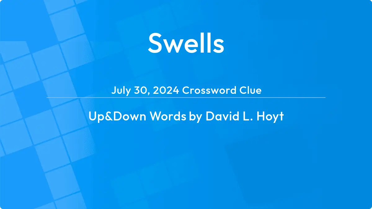 Swells July 29, 2024