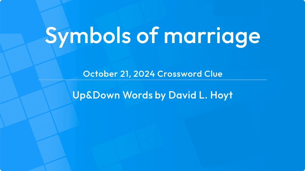 Symbols Of Marriage October 21, 2024
