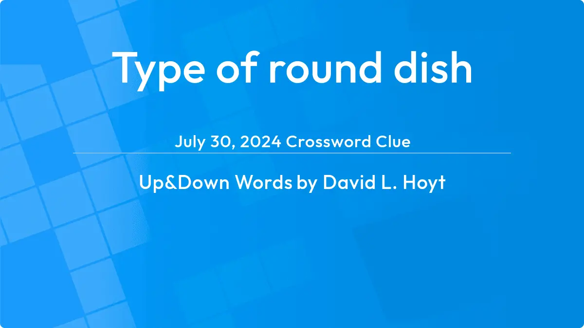 Type Of Round Dish September 28, 2023